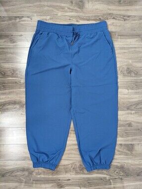 Spanx Women's On the Move Jogger Pants Faded Indigo Size 3X New with Tags